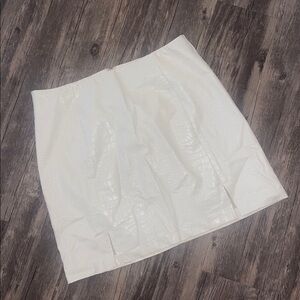 Francesca’s Skirt - White Snake Skin